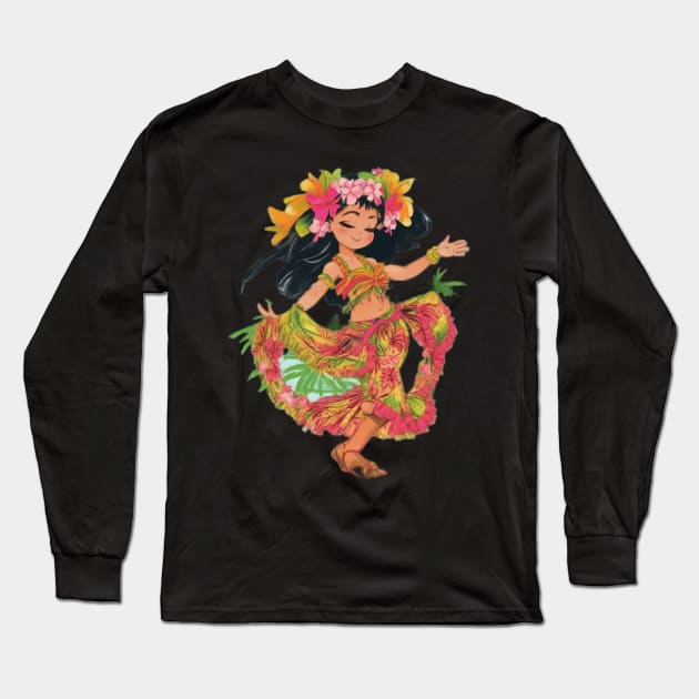Ladies Hawaiian Long Sleeve T-Shirt by Hunter_c4 "Click here to uncover more designs"